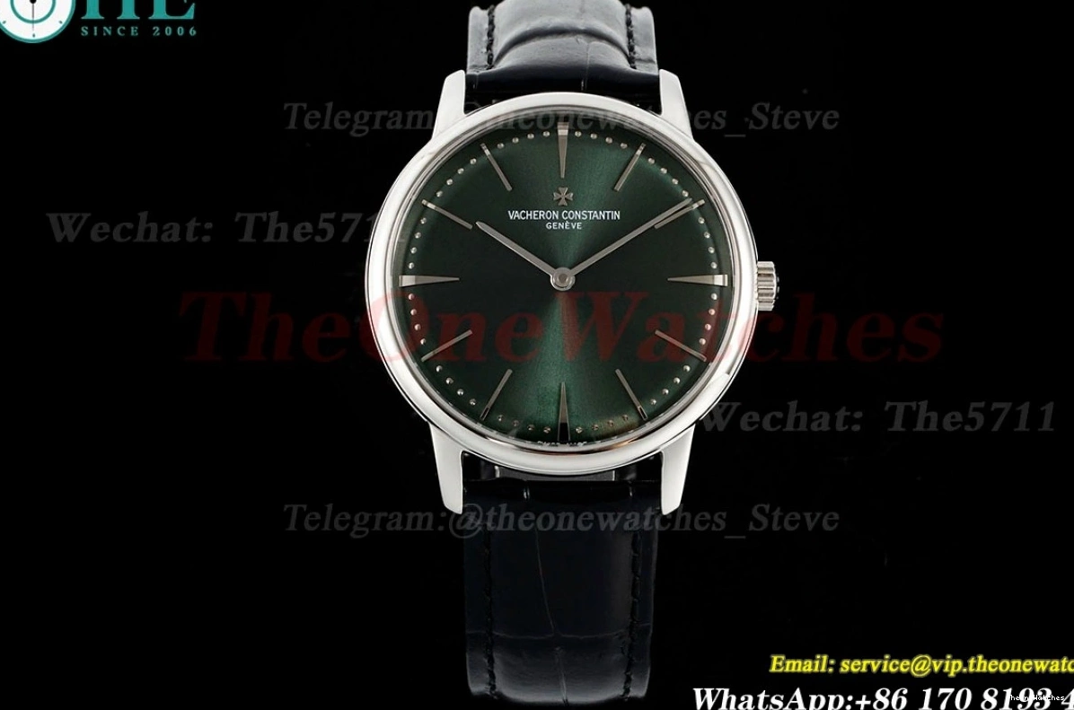MY9015 KZF LE Dial Patrimony Green SS 81180 0210